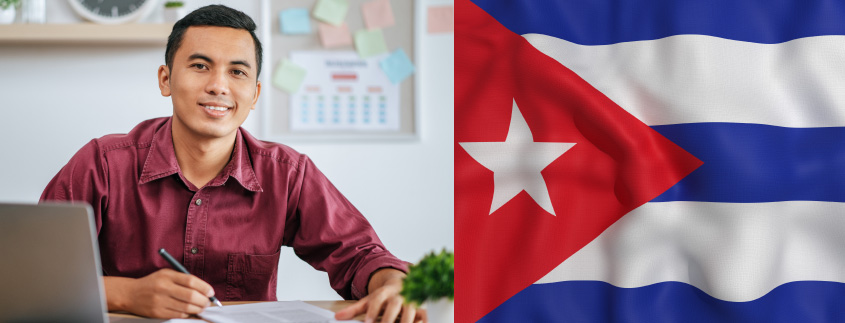 <b>Figura 3.</b> Docente en Cuba. Image