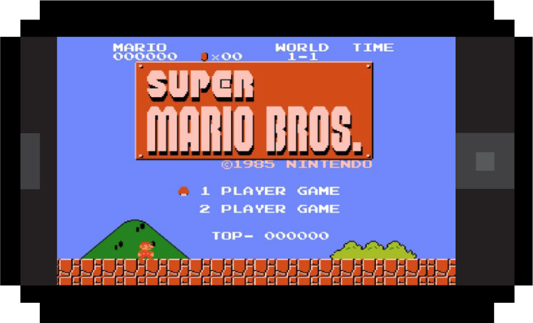 <b>Figura 1.</b> Vista inicial del videojuego Mario Bros. (Fuente, Flickr). Image