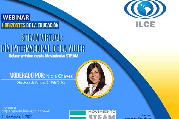 STEAM Virtual: Día Internacional de la Mujer. Retransmisión